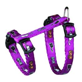 Trixie TRI4011905041445 Arnés para Gatitos Junior con Correa, Diseño Gato, Arnés 21-33 cm x 8 mm, Correa 1.20 m