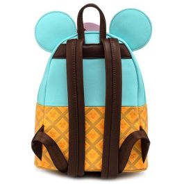 Loungefly Mochila Ice Cream Mickey Minnie Disney 22,5x25x10cm