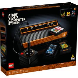 LEGO Icons 10306 Atari 2600, modelo para construir, consola de juguetes de video, para adultos