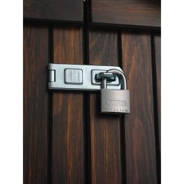 ABUS 64TI/25 Candado Titalium de Aluminio, Cerradura con Llave Diferente, Arco de Acero Endurecido, 25mm