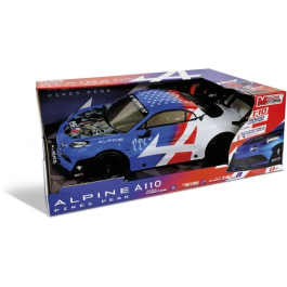 Mondo Motors Coche Radio Control Alpine A110 GT4 R / C Escala 1:10 th 2.4 GHz 30 km/h Tracción 4x4 Lexan