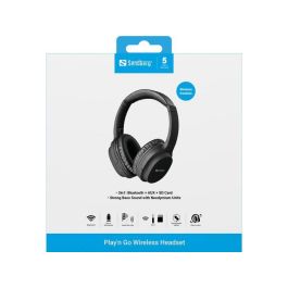 Sandberg Play'n Go Auriculares Inalámbricos Bluetooth con Micrófono y Controles de Pista y Volumen para Móvil y Tablet