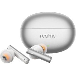 Realme Buds Air6 Flame Silver - Auriculares Inalámbricos con ANC 50dB, Bluetooth 5.3, hasta 40h de reproducción, Plata - 130070130620 Realme Buds Air6 Flame Silver - Auriculares Inalámbricos con ANC 50dB, Bluetooth 5.3, hasta 40h de reproducción, Plata - 130070130620