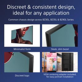 Sony FW-85BZ40L Pantalla Profesional 85 Pulgadas 4K Ultra HD para Señalización Digital