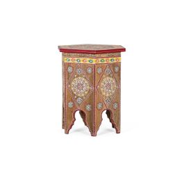 GINER Y COLOMER Taburete de Madera de Mango Pintado a Mano Multicolor Precio: 193.5879. SKU: B132WKWGRB