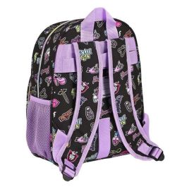 Mochila Escolar Monster High Creep Negro 28 x 34 x 10 cm
