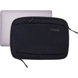 THULE TSS413 Funda Subterra 2 para MacBook de 13 pulgadas, Sleeve Protectora con Bolsillo, Negro