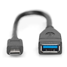 Digitus Cable Adaptador USB Tipo-C OTG Type C a A M/F 0.15m 3A 5GB 3.0 Version Negro Precio: 5.50000055. SKU: B129J9BFDZ