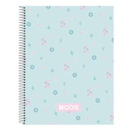 Libreta de Anillas Moos Garden Turquesa A4 120 Hojas Precio: 4.49999968. SKU: B1JD88G8AG