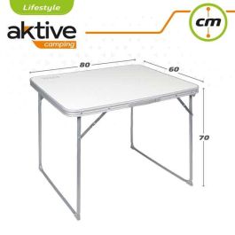 Conjunto de Mesa con 2 Sillas Aktive Plegable De acampada