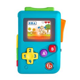 Fisher-Price Hhx12 Miniconsola de Aprendizaje Ríe y Aprende Retro, Juguete Musical Interactivo Portátil – Enseña Colores, Números y Formas +6 meses