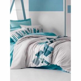 ASI8681875212303 Juego de Cama 100% Algodón - 1 Funda Nórdica 220x240 cm y 2 Fundas Almohada 60x60 cm - Verde