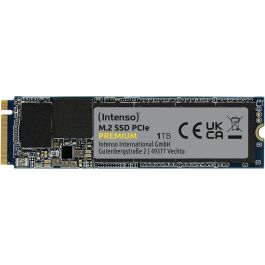 Intenso 3835460 Premium SSD M.2 1TB NVMe PCIe 3.0 x4, hasta 2100 MB/s lectura, 1700 MB/s escritura
