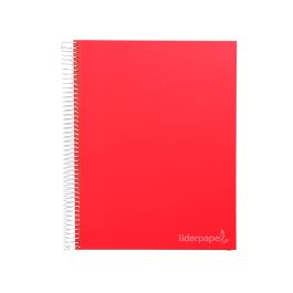 Cuaderno Espiral Liderpapel A4 Micro Jolly Tapa Forrada 140H 75 gr Cuadro 5 mm 5 Bandas4 Taladros Colores Surtidos