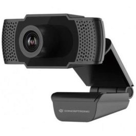 Conceptronic Webcam FHD AMDIS 1080P USB 3.6mm 30 FPS Ángulo Visión 90° Micrófono Integrado Negro Precio: 34.95000058. SKU: B13ZA9JXVR