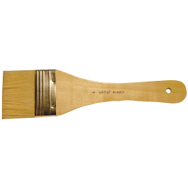 Artist Pincel de oleo cerda paletina nº 4 50 mm mango corto madera virola aluminio 220x10x50 mm
