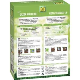 KB Semillas de Césped Rústico 150m² - Mezcla Resistente y Duradera, Rápido Establecimiento, Alta Densidad, Resistente a la Sequía KB Semillas de Césped Rústico 150m² - Mezcla Resistente y Duradera, Rápido Establecimiento, Alta Densidad, Resistente a la Sequía