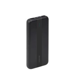 Rivacase VA2041 Powerbank 10000 mAh Negro. Batería Externa Portátil con Salida USB-A, Entrada y Salida USB-C (Bidireccional) 2.1A / 10W.
