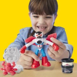Play-Doh G0555 Set Moto Cortadora Capitán América Marvel Figura de Acción Flexible con Alas 2 en 1 y Molde para Niños +4 años Play-Doh G0555 Set Moto Cortadora Capitán América Marvel Figura de Acción Flexible con Alas 2 en 1 y Molde para Niños +4 años