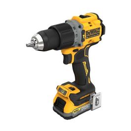 DeWalt Taladro Percutor Compacto 18V Powerstack Sin Escobillas Dcd805E2T-Qw con 2 Baterías y Cargador Incluidos