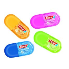 Tesa Corrector de Cinta Mini 5 mm x 6 m. Carcasa 100% Plástico Reciclado. Diseño Ergonómico. Colores Surtidos. Precio: 40.59000055. SKU: B17RMY87Z6