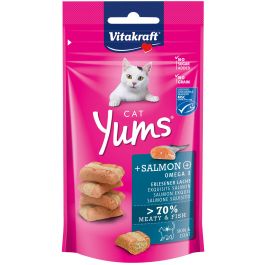 Vitakraft Cat Yums Snack Semihúmedo para Gatos con Salmón 9x40gr Precio: 24.442. SKU: B1GESZ4Y3H