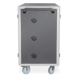 Digitus Armario de Carga Móvil para 30 Portátiles/Tabletas hasta 15.6", USB-C, con Desinfección UV-C, 540W, Negro, Ruedas, Gestión de Cables, Cierre con Llave