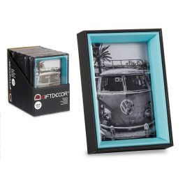 Portafotos de Madera 10x15 cm Negro y Azul - Giftdecor (24 Unidades) Precio: 38.95000043. SKU: S3610407