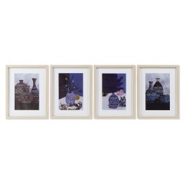 DKD Home Decor Cuadro Scandi Azul 45 x 35 cm (4 Unidades) Precio: 18.60738. SKU: B139E2YJFN