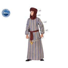 Disfraz Árabe Niño Marrón 5-6 Años - Túnica, Turbante, Pañuelo y Cinturón - Temática Países del Mundo Disfraz Árabe Niño Marrón 5-6 Años - Túnica, Turbante, Pañuelo y Cinturón - Temática Países del Mundo
