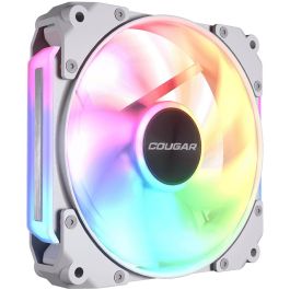 COUGAR Apolar 120 ARGB - Ventilador de caja para PC 120mm Reverse Blade, Blanco, 75,38 cfm, 37,1 dB
