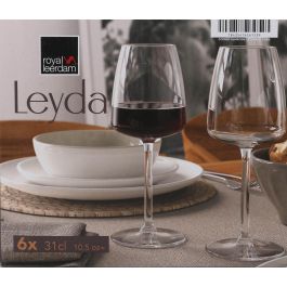 Royal Leerdam Set 6 Copas Vino 31 cl "Leyda"