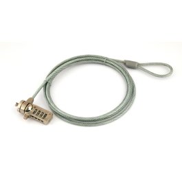 Gembird LK-CL-01 Cable de seguridad antirrobo de acero de 4mm para portátil con cerradura de combinación de 4 dígitos, Plata Precio: 6.50000021. SKU: S5601649