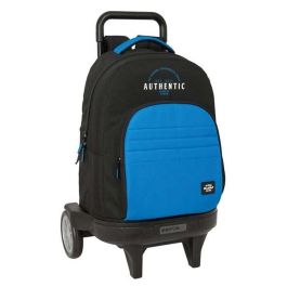 Mochila Escolar con Ruedas BlackFit8 Underground Azul Negro 33 x 45 x 22 cm Precio: 61.49999966. SKU: B1FEG9ENVT