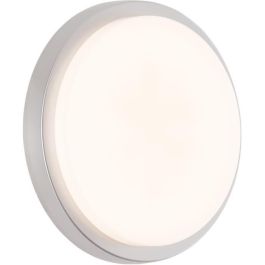 Luz de techo exterior Devora Color plateado LED integrado