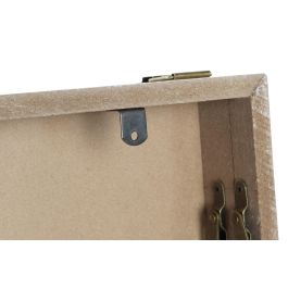 DKD Home Decor Tapa Contador Scandi MDF Multicolor 46.5 cm Ancho, 31.5 cm Alto, 6 cm Profundo - Pack de 2 Unidades