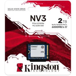 Kingston NV3 SSD NVMe M.2 2230 de 2 TB para Notebook/Consola con velocidad de lectura de 6000 MB/s