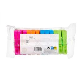 Set 24 Pinzas Plastico Pequeñas Arte Regal 10X22CM (24 Unidades) Set 24 Pinzas Plastico Pequeñas Arte Regal 10X22CM (24 Unidades)