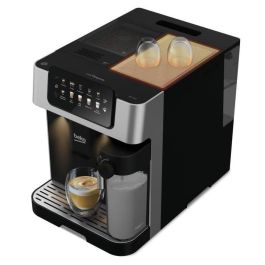 Cafetera con molinillo - BEKO - CEG7304X - 1350 W - 19 bares - Pantalla táctil a color Cafetera con molinillo - BEKO - CEG7304X - 1350 W - 19 bares - Pantalla táctil a color