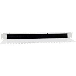 Equip 327414 Panel Pasacables con Cepillo 1U de 19 Pulgadas, para Rack, Gris, para gestión de cables