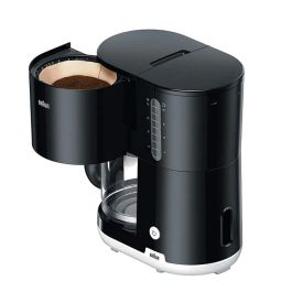 Cafetera de Goteo Braun KF1100BK 1000 W Negro Negro/Blanco 2,5 L Cafetera de Goteo Braun KF1100BK 1000 W Negro Negro/Blanco 2,5 L
