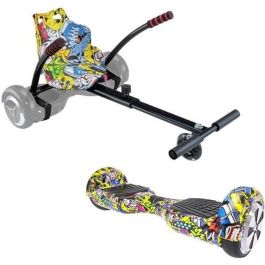 Pack URBANGLIDE Hoverboard + Kart Pilot - Multicolor - Ruedas 6.5 - 550W - 4Ah - Longitud ajustable Precio: 213.88999995. SKU: B13JSEPQQ6