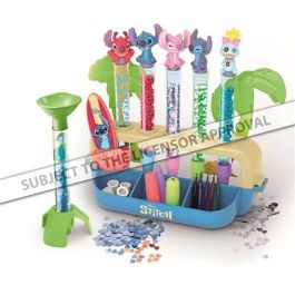 Clementoni 18204 Laboratorio de Bolígrafos Stitch Kit de Creación de Bolígrafos Personalizados con Accesorios y Tintas de Colores