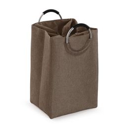 Cesto para la Ropa Sucia Versa Beige Aluminio Polipropileno EVA 36 X 55 X 30 CM