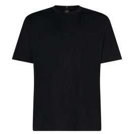 Camiseta de Manga Corta Hombre Oakley B1B Repeated Tee Negro 9-10 Años