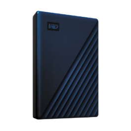 Western Digital My Passport para Mac Disco Duro Externo Portátil 5 TB USB 3.0 & USB-C/A, Encriptación 256-bit AES, Azul
