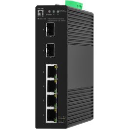 LevelOne IGS-2106 Switch Gestionado L2 Gigabit Ethernet 4xRJ45 2xSFP Full Duplex Industrial Negro IP30 Precio: 147.49999946. SKU: B1EFGLVSGJ