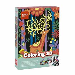 Laminas para colorear coloring 3d. colorea con rotuladores y observa con las gasfas el efecto 3d. 19,3x5,5x26,4 cm Precio: 11.49999972. SKU: B17F6BQMZC