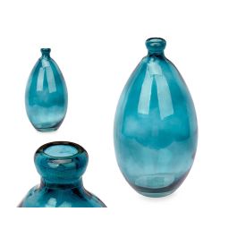 Botella de Vidrio Turquesa Giftdecor 17x30x17 cm (4 Unidades) Precio: 23.68999952. SKU: B129L848V6