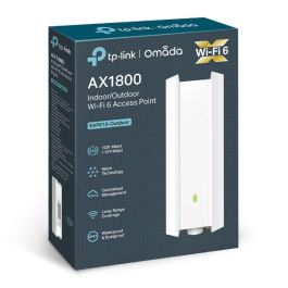 Punto de Acceso Inalámbrico TP-Link Omada EAP610-OUTDOOR/ WiFi 6/ PoE/ 1800Mbps/ 2.4GHz 5GHz/ Antenas de 5dBi/ WiFi 802.11ax/ac/a/n/b/g